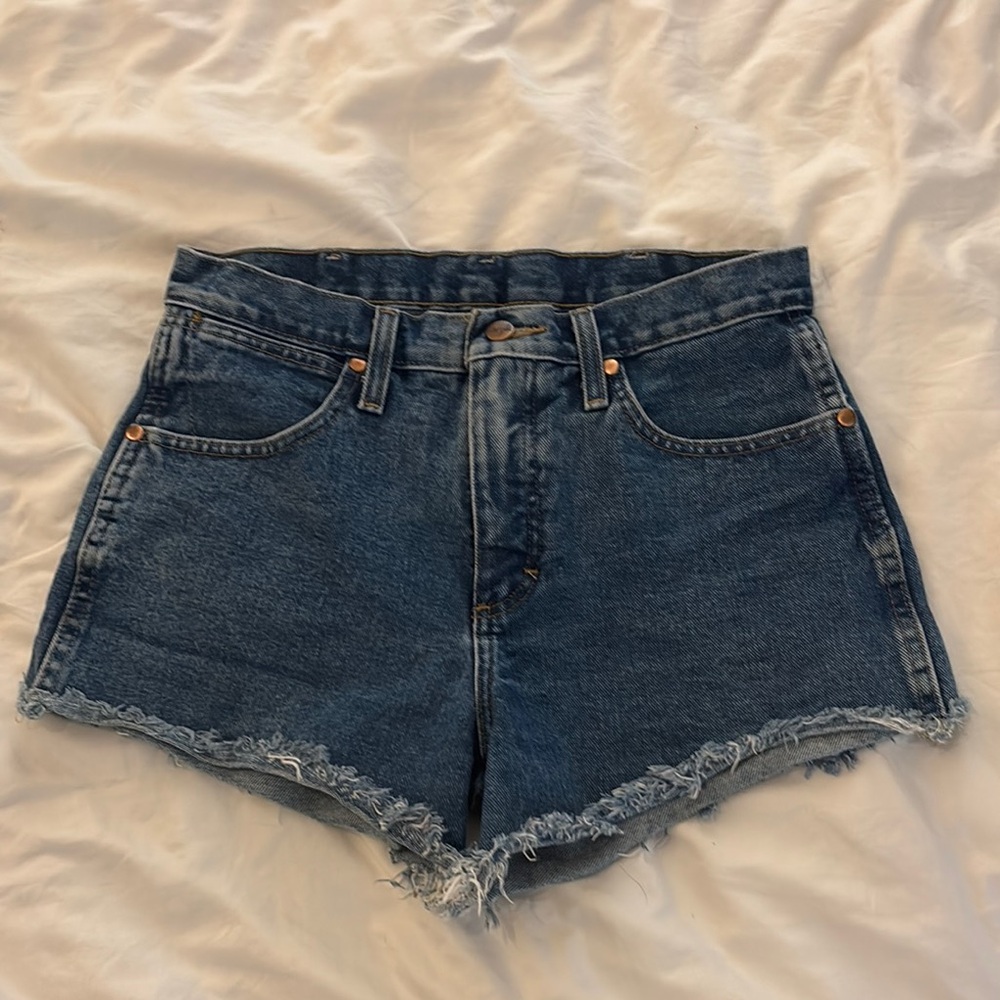 Wrangler Denim Frayed Hem Women's Shorts